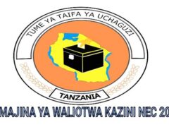 NEC Shortlisted Candidates Call for Interview Tanzania