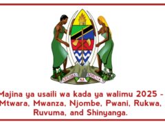 Majina ya usaili kada ya Walimu 2025 – Mtwara, Mwanza, Njombe, Pwani, Rukwa, Ruvuma, and Shinyanga.