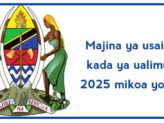 Majina ya usaili kada ya ualimu 2025 mikoa yote