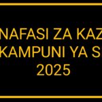 Nafasi za kazi kwenye kampuni za simu 2025