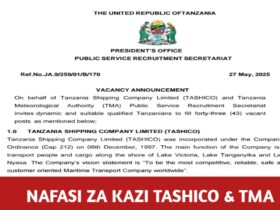 Job vacancies at TASHICO and TMA