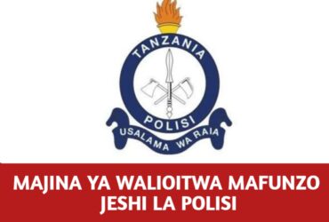 Majina ya waliochaguliwa Jeshi la polisi
