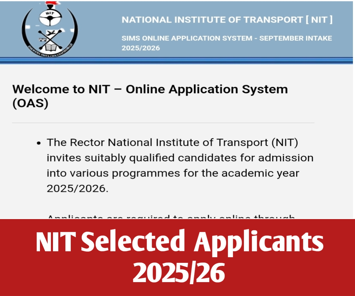 NIT Selected Applicants 2025/26 pdf