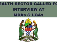 Health Sector called for interview at MDAs and LGAs 2025