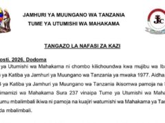 Job Vacancies at Judicial Service Commission (JSC) Tanzania 2026